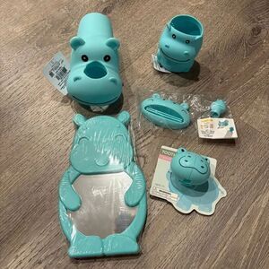 Kid's Hippo Bath Set 5 Pieces